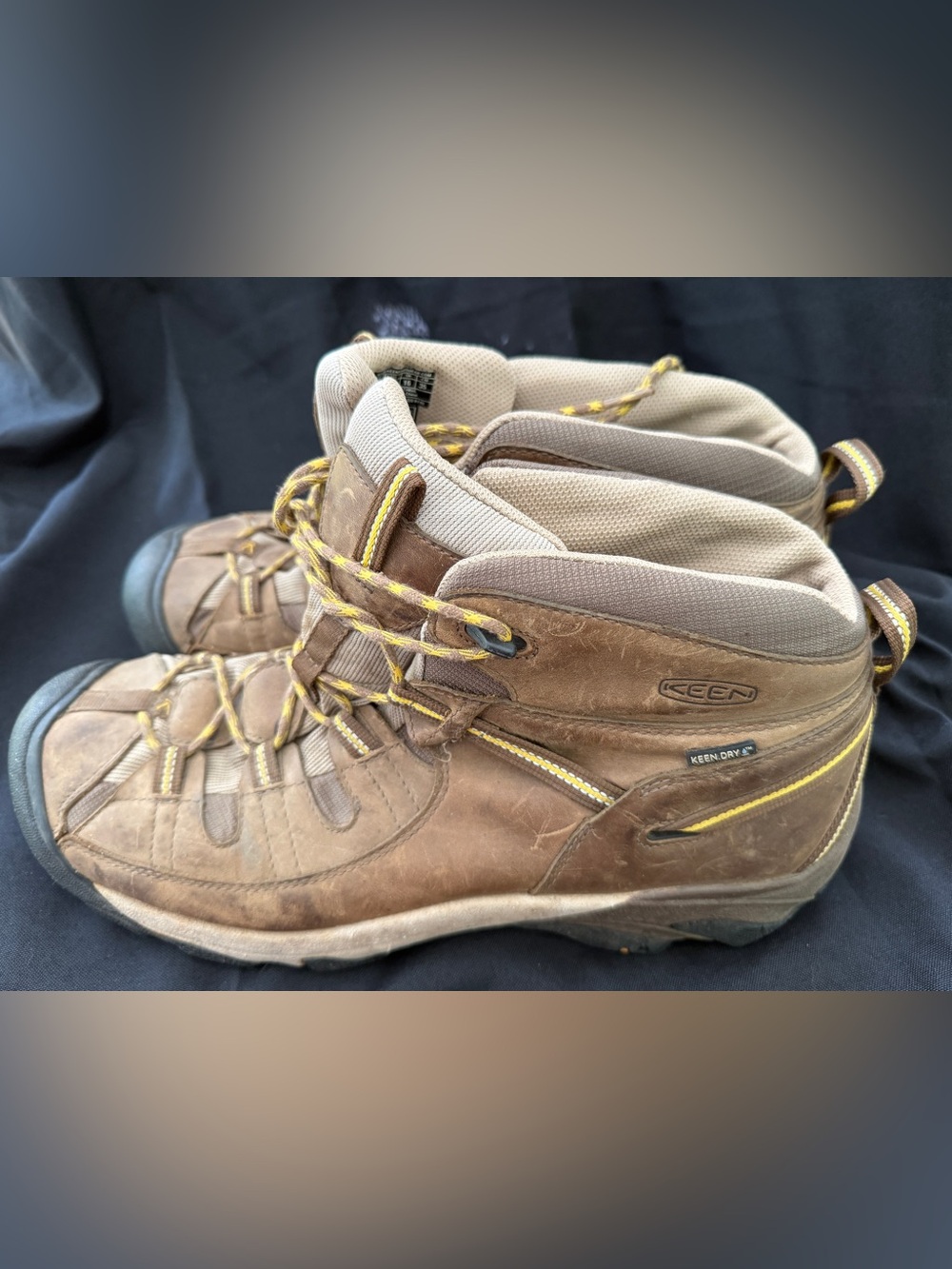 Keen Brown Leather Mid-Top Hiking Boots -Men’s 17